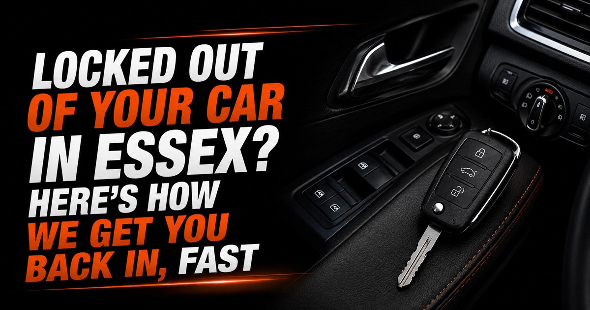 Locked Out of Your Car in Essex? Here's How We Get You Back In, Fast