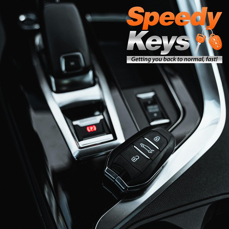 Speedy Keys mobile auto locksmith working on a car key in Essex