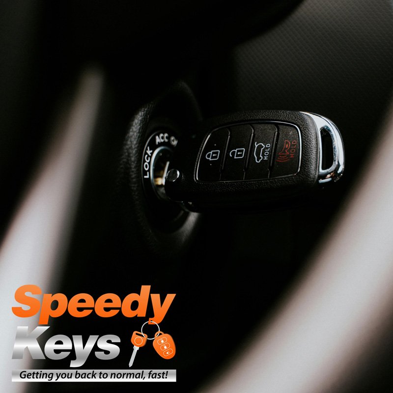 Speedy Keys auto locksmith repairing a car key in Essex
